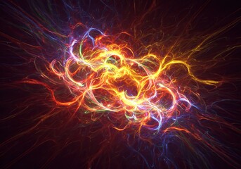 Psychedelic style dreamy background