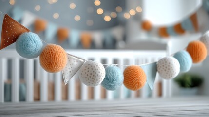 Welcoming baby organized nursery decor in a cozy home setting for a perfect arrival