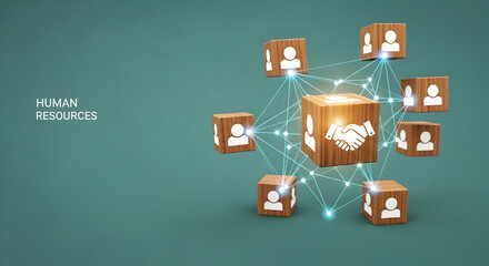 Connecting talent and opportunity with a handshake in modern business