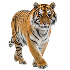 Fototapeta premium Tiger running png tiger png running png big cat png predator png wildlife png animal png transparent