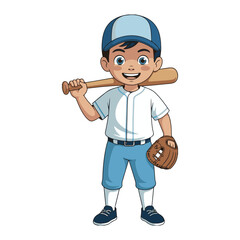 boy with baseball bat