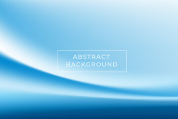 Abstract Light Blue Wave Gradient Curve Background