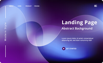 Abstract Geometric Gradient Tech Conference Exhibition Board Stage Backdrop Key Visual Poster Vector Design Assets Editable