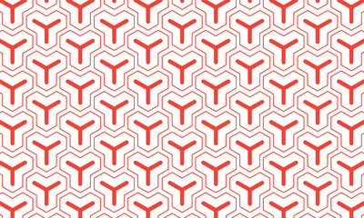 seamless geometric pattern with triangles