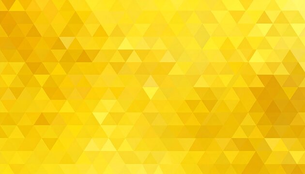 Abstract geometric design composed of gold-colored triangles, creating a vibrant, textured background