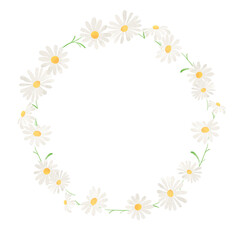 Obraz premium 水彩風に描いたカモミールのイラスト