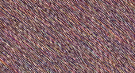 Abstract diagonal lines of varying colors and textures create a textured background