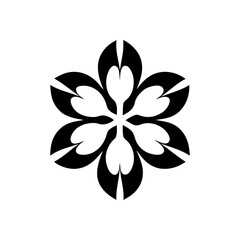 A cherry blossom outline that evokes spring, beauty, and renewal.