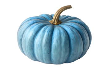 “Blue Pumpkin PNG – Unique Halloween Vegetable Isolated”
