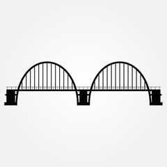 bridge icon symbol illustration vector eps10 logo template design pattern seamless bright minimal design flat design realistic style simple design modern design