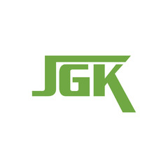 Letter JGK monogram logo Stock Illustrations, Vectors and Clipart.
