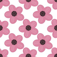 flowers, nature, spring, seamless, texture, wallpaper, beauty