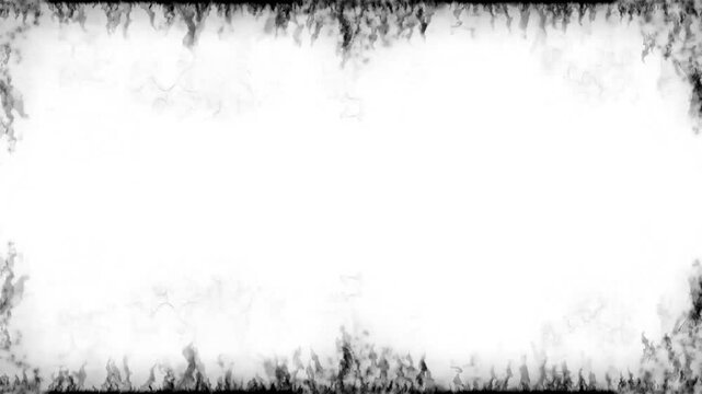 black flames on white background video