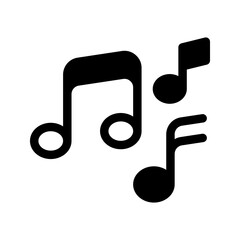 Ballet Music Icon Vector Symbol Design Illustration