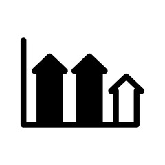 Graph Icon Vector Symbol Design Illustration