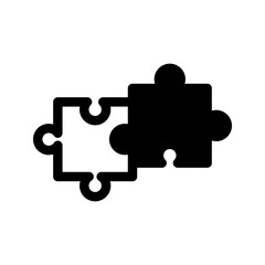 Puzzle Icon Vector Symbol Design Illustration