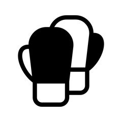 Boxing Glove Icon Vector Symbol Design Illustration
