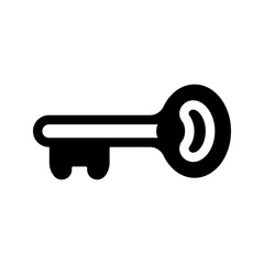 Key Icon Vector Symbol Design Illustration