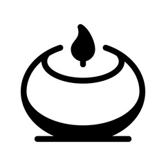Aroma Therapy Icon Vector Symbol Design Illustration