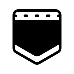 Pockets Icon Vector Symbol Design Illustration