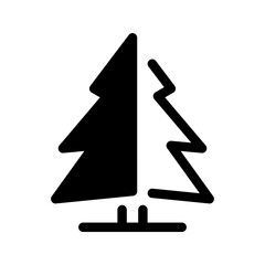 Tree Icon Vector Symbol Design Illustration