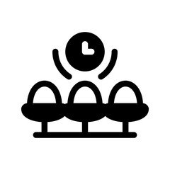 Waiting Room Icon Vector Symbol Design Illustration
