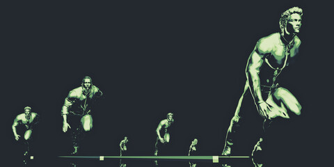 Human Resources Pipeline With Top Talent Runners