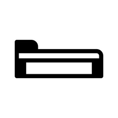 Fototapeta premium Bed Icon Vector Symbol Design Illustration
