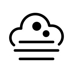 Fog Icon Vector Symbol Design Illustration