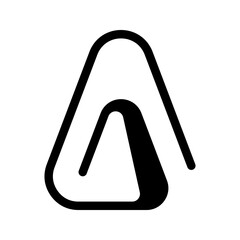 Paper Clip Icon Vector Symbol Design Illustration