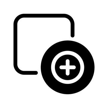 Substract Icon Vector Symbol Design Illustration