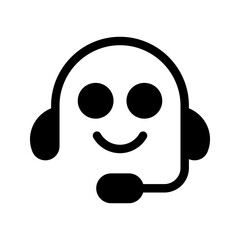 Customer Service Icon Vector Symbol Design Illustration