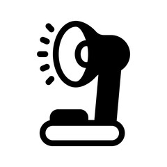 Desk Lamp Icon Vector Symbol Design Illustration