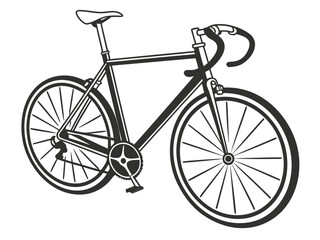 Obraz premium Bicycle Line Art