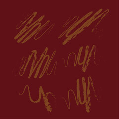 vector illustration of a brush chinese