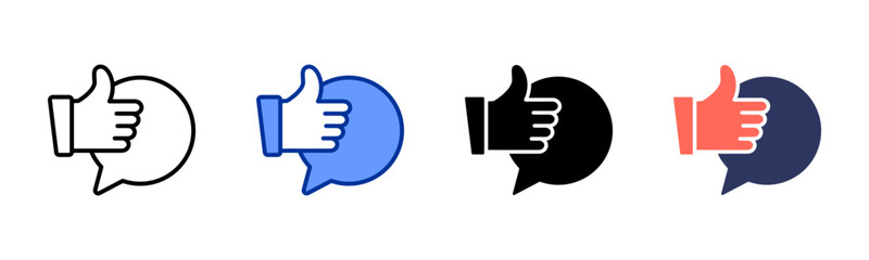 Consent icon sheet multiple style collection