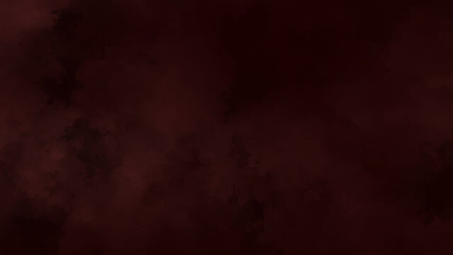 Deep burgundy red smoke texture against a black background. Dark gothic velvet backdrop with mysterious, smoky edges.