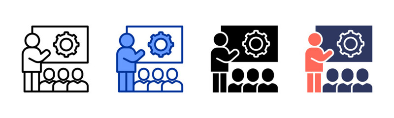 Complience Training icon sheet multiple style collection