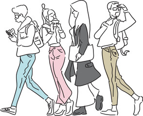 Modern Stroll A Digital Perspective