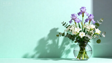 Fototapeta premium flower, vase, bouquet, flowers, nature, plant, blossom, spring