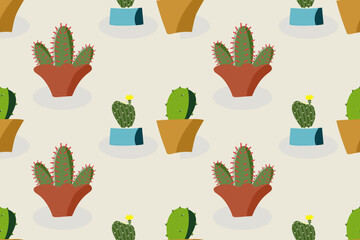 seamless pattern with plants