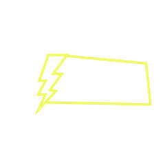 Neon Flash Sale Frame Banner