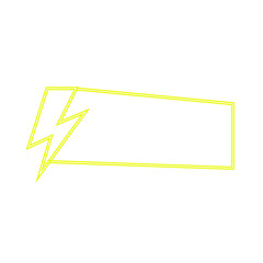 Neon Flash Sale Frame Banner