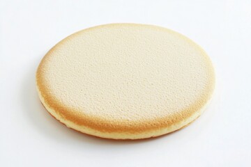 Delicious Pancake Isolated on White Background Title Single tasty