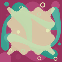 Abstract background of freeform curves, squares, overtone colors. Design resource background, lifestyle and presentation.