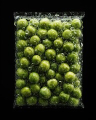 Fresh Green Grapes in Bubbly Packaging