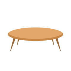 Coffee table vector