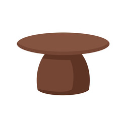 Coffee table vector