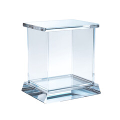 Transparent Acrylic Podium Isolated on transparent background Remove png, Clipping Path, pen tool
