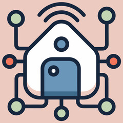 Smart Home device connecting with internet for system control